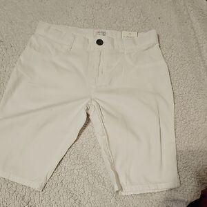 The Children's Place White Girls Knee-Length Shorts